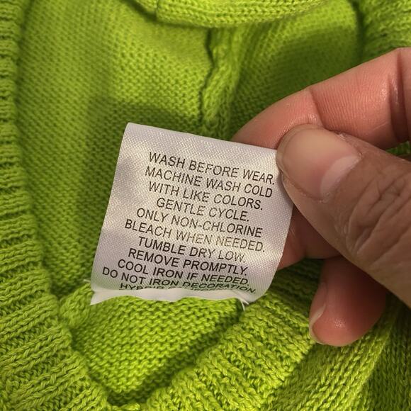 Dr. Seuss THE GRINCH Hooded Unisex Baby 6-9M Sweater Christmas Holiday Halloween - Picture 3 of 6